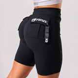 FOXED® CARGO BIKER SHORTS 3-POCKET WHITE