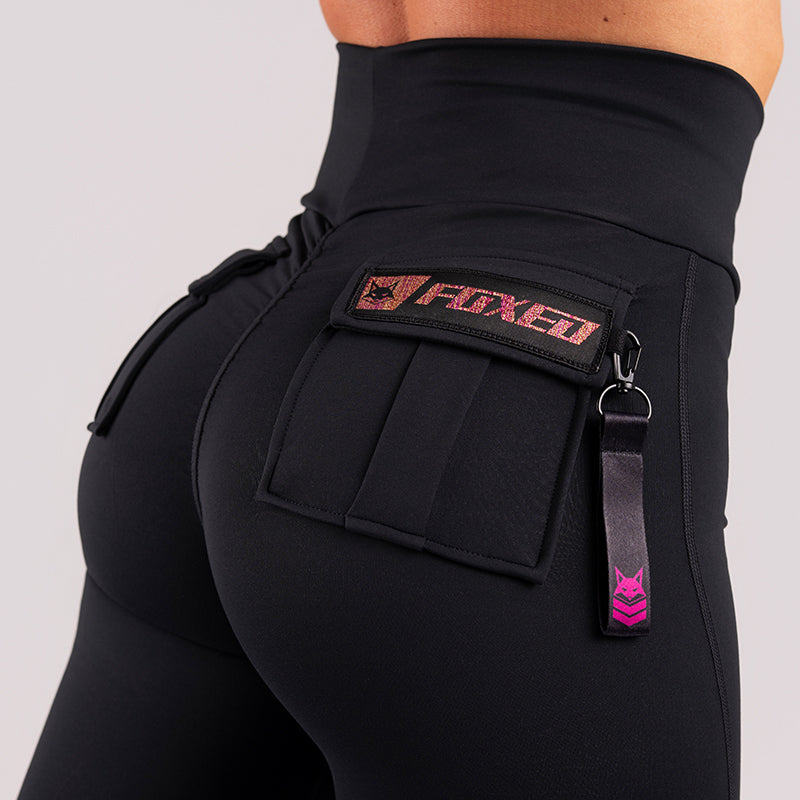 FOXED® CARGO LEGGINGS 3-POCKET GLITTER SUNSET