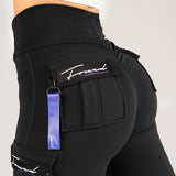 FOXED® CARGO LEGGINGS 3-POCKET RAZZLE DAZZLE PURPLE