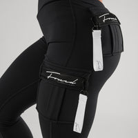 FOXED® CARGO LEGGINGS 3-POCKET RAZZLE DAZZLE WHITE