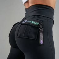 FOXED® CARGO LEGGINGS 3-POCKET GLITTER MERMAID
