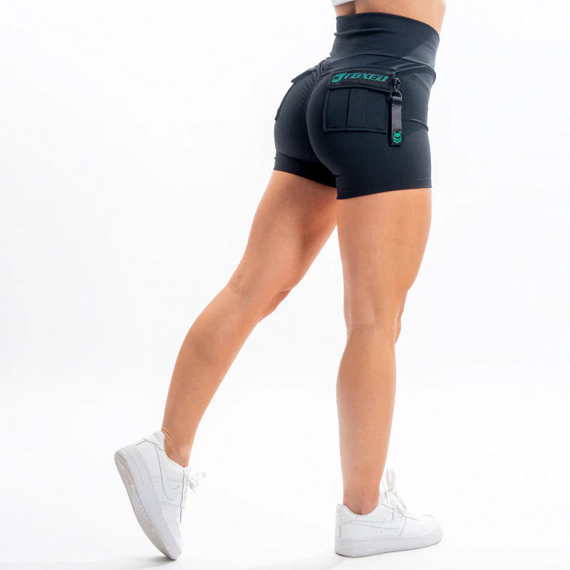 FOXED® CARGO SHORTS 2-POCKET GLITTER MINT