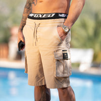 FOXED® CARGO SHORTS MEN SAND (NEW FIT)