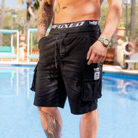 FOXED® CARGO SHORTS MEN BLACK (NEW FIT)