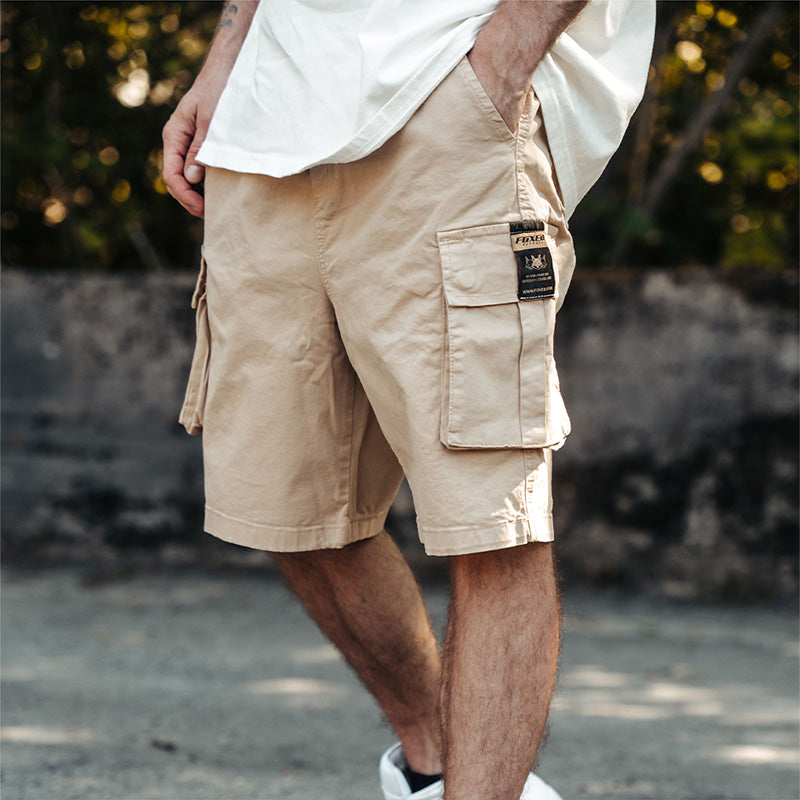FOXED® CARGO SHORTS MEN SAND (NEW FIT)