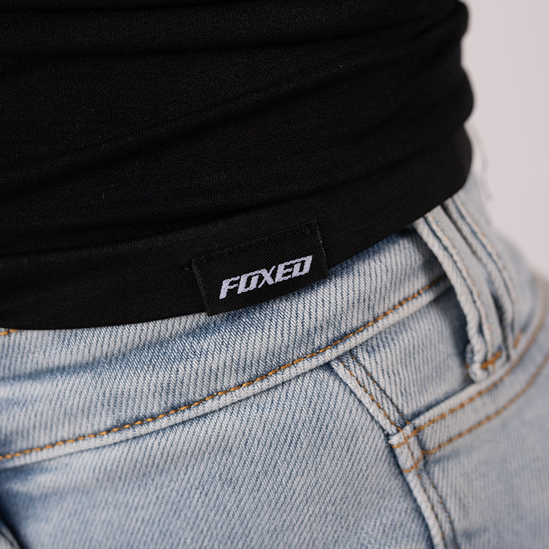 FOXED® CLASSIC OFF SHOULDER LONGSLEEVE BLACK