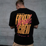 FOXED® CREW OVERSIZE SHIRT BLACK/PEACH