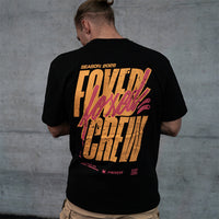 FOXED® CREW OVERSIZE SHIRT BLACK/PEACH