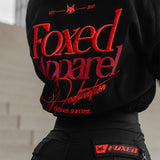 FOXED® DEDICATION CROPPED ZIPPER BLACK/RED