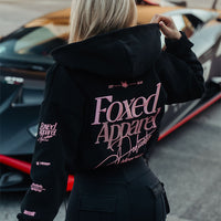 FOXED® DEDICATION CROPPED ZIPPER BLACK/ROSE