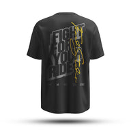 FOXED® FIGHT FOR YOUR RIDE OVERSIZE SHIRT BLACK