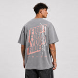FOXED® FIGHT FOR YOUR RIDE OVERSIZE SHIRT STONEWASHED