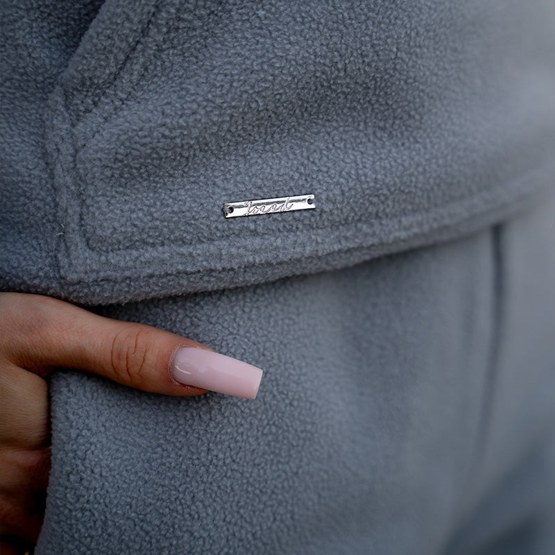 FOXED® FLEECE HOODIE GREY