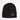 FOXED® LEATHER METAL ICON BEANIE BLACK