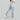 FOXED® MID-WAIST 7/8 SKINNY RIPPED JEANS LIGHT BLUE