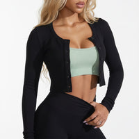 FOXED® NOVA CARDIGAN BLACK