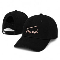 FOXED® WOMEN PONYTAIL BASE CAP BLACK 