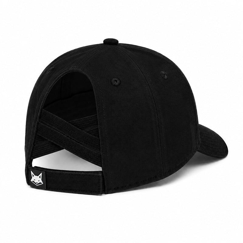 FOXED® WOMEN PONYTAIL BASE CAP BLACK 