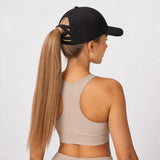 FOXED® WOMEN PONYTAIL BASE CAP BLACK 
