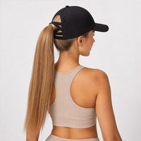 FOXED® WOMEN PONYTAIL BASE CAP BLACK 