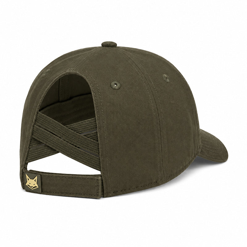FOXED® WOMEN PONYTAIL BASECAP OLIVE