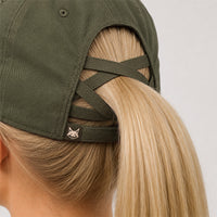 FOXED® WOMEN PONYTAIL BASECAP OLIVE