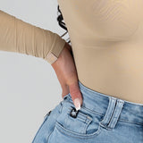 FOXED® SCULPT LONGSLEEVE THONG BODYSUIT TOFFEE
