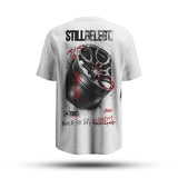 FOXED® STILLGELEGT UNISEX OVERSIZE SHIRT WHEEL WHITE