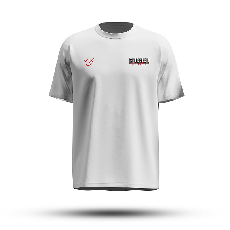 FOXED® STILLGELEGT UNISEX OVERSIZE SHIRT WHEEL WHITE