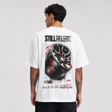 FOXED® STILLGELEGT UNISEX OVERSIZE SHIRT WHEEL WHITE