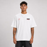 FOXED® STILLGELEGT UNISEX OVERSIZE SHIRT WHEEL WHITE