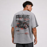 FOXED® STILLGELEGT UNISEX OVERSIZE SHIRT SPEED STONEWASHED GREY