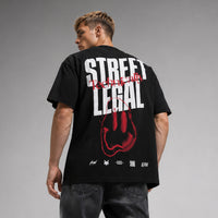 FOXED® STREET LEGAL OVERSIZE SHIRT BLACK