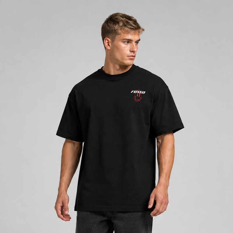 FOXED® STREET LEGAL OVERSIZE SHIRT BLACK
