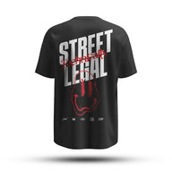FOXED® STREET LEGAL OVERSIZE SHIRT BLACK