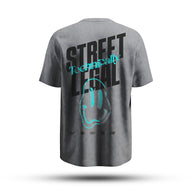 FOXED® STREET LEGAL OVERSIZE SHIRT STONEWASHED GREY