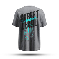 FOXED® STREET LEGAL OVERSIZE SHIRT STONEWASHED GREY