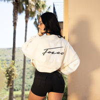 FOXED® STUDIOSTATE CROPPED SWEATER BEIGE