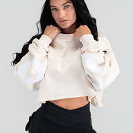 FOXED® STUDIOSTATE CROPPED SWEATER BEIGE