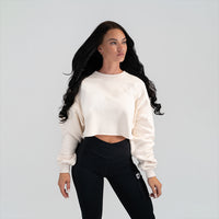FOXED® STUDIOSTATE CROPPED SWEATER BEIGE