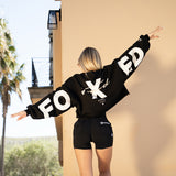 FOXED® STUDIOSTATE CROPPED SWEATER BLACK