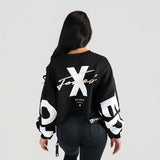 FOXED® STUDIOSTATE CROPPED SWEATER BLACK