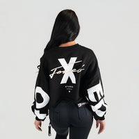 FOXED® STUDIOSTATE CROPPED SWEATER BLACK