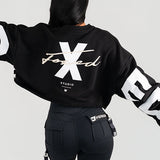 FOXED® STUDIOSTATE CROPPED SWEATER BLACK