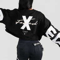 FOXED® STUDIOSTATE CROPPED SWEATER BLACK