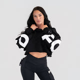 FOXED® STUDIOSTATE CROPPED SWEATER BLACK