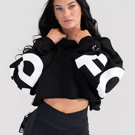 FOXED® STUDIOSTATE CROPPED SWEATER BLACK