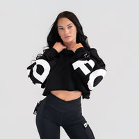 FOXED® STUDIOSTATE CROPPED SWEATER BLACK