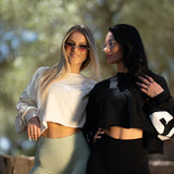 FOXED® STUDIOSTATE CROPPED SWEATER BLACK