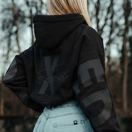 FOXED® STUDIOSTATE FLEECE CROPPED JACKET SCHWARZ